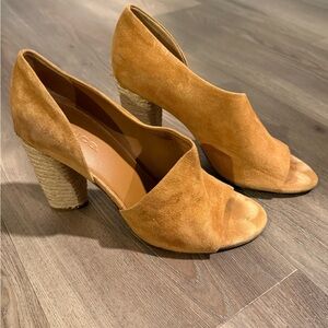 Vince Tan Suede Women's Heels